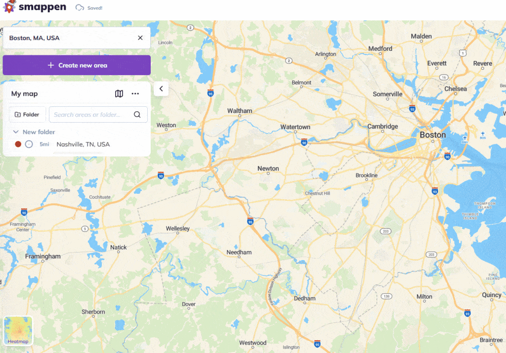 Documentation - Importing areas into the map - Smappen