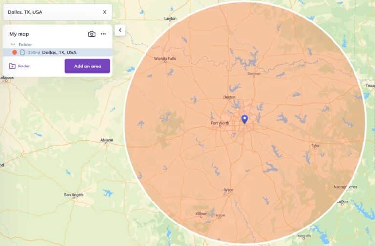 Radius Map [Tool For Drawing & Creation] Distance & Driving Tim - Smappen