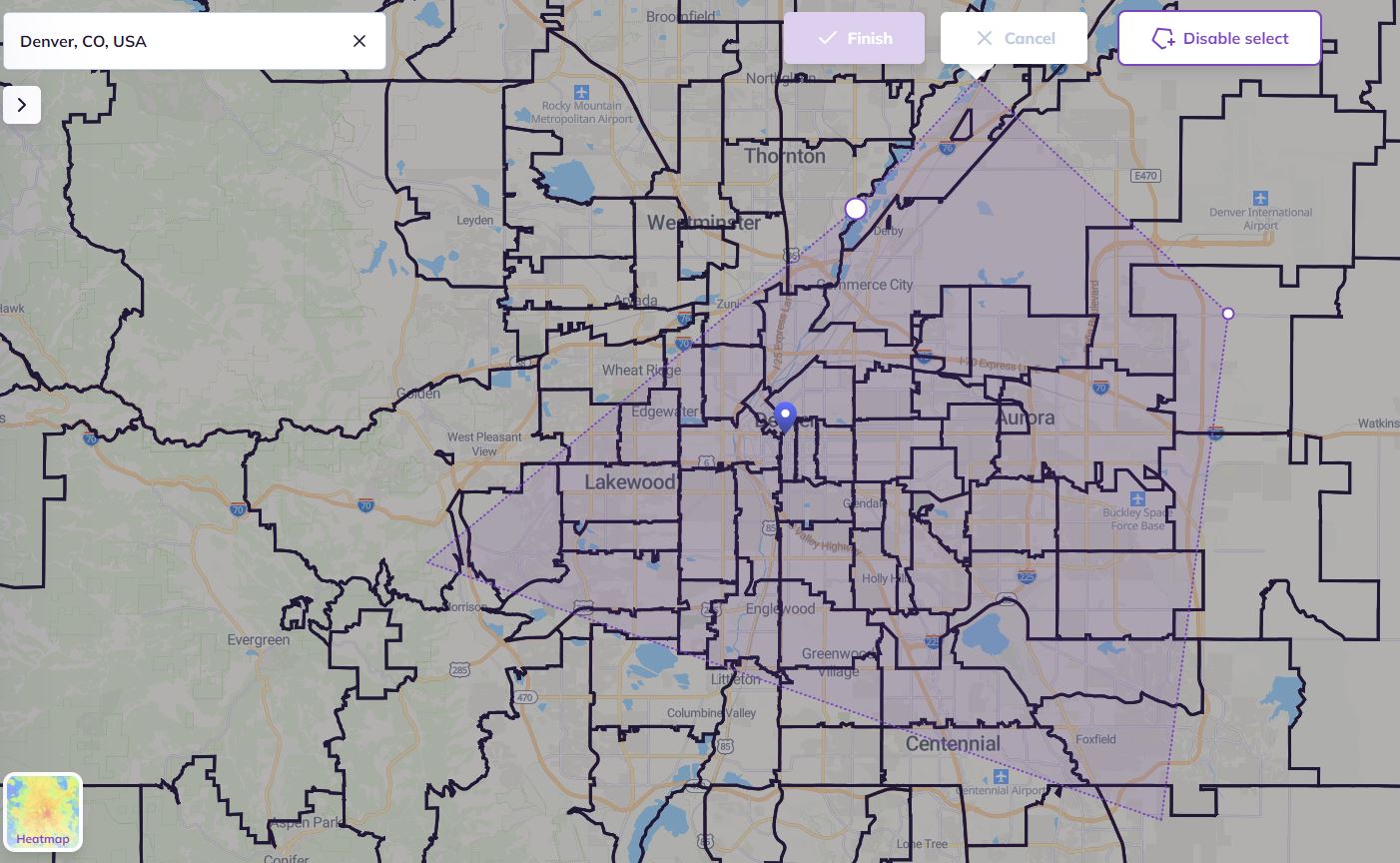 ZIP Codes map