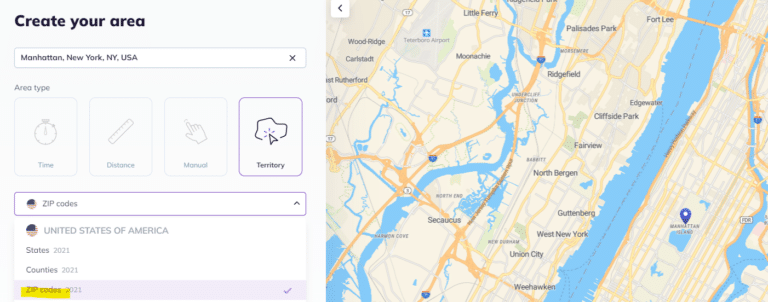 Map By Zip Code Api How to Create a ZIP Code Map - Smappen