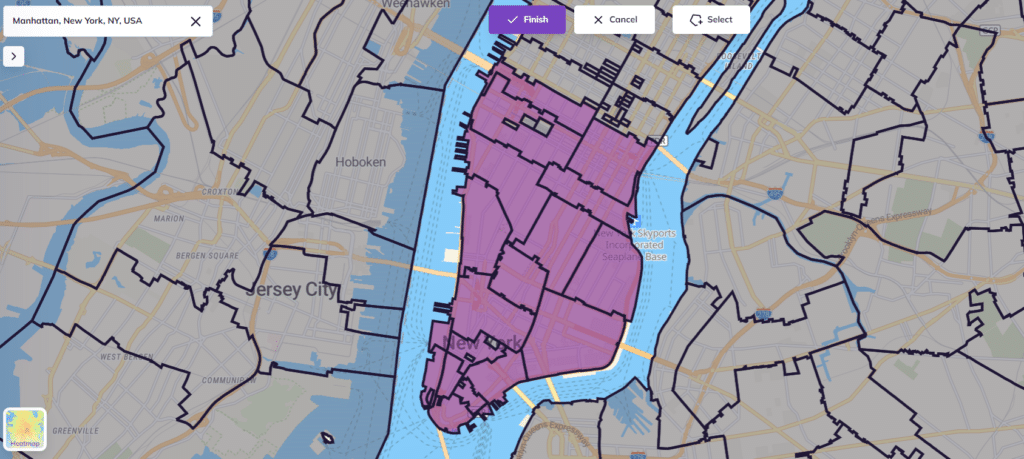ZIP Codes Area on Smappen