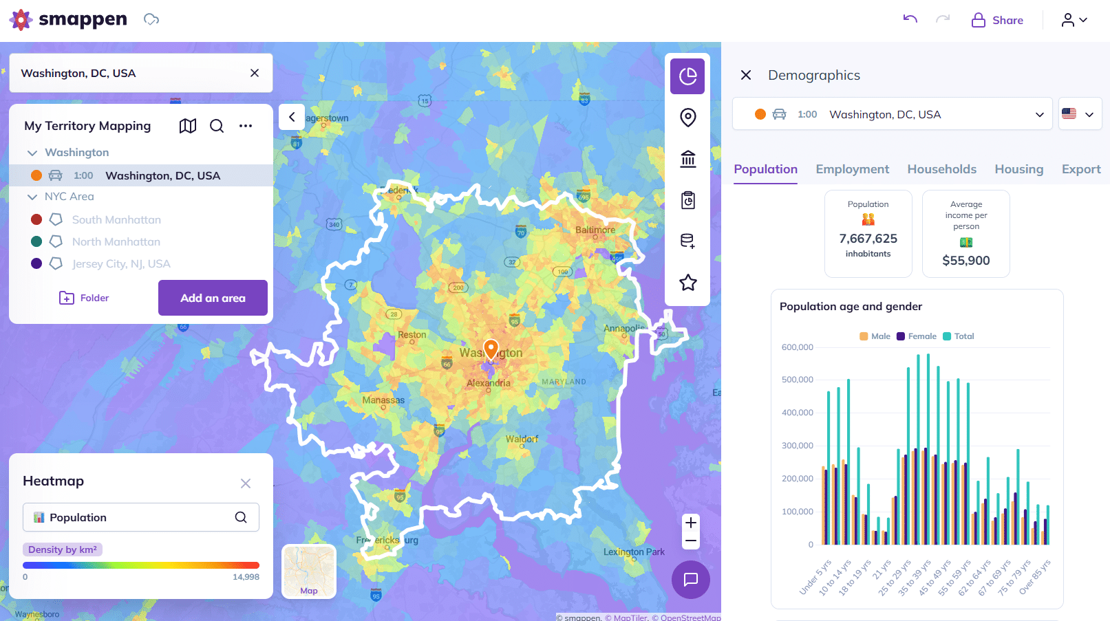 Territory mapping - Analyze your market and find the best location ...