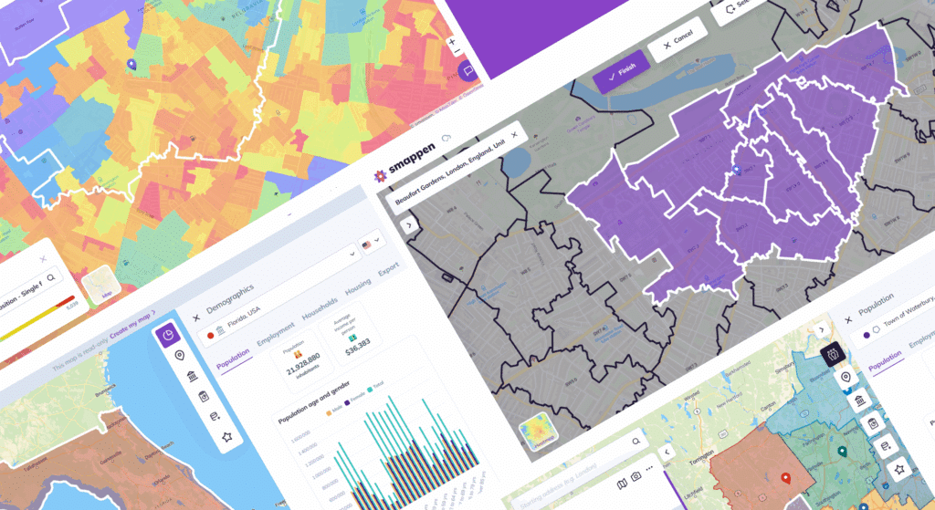 multiple custom data maps on smappen